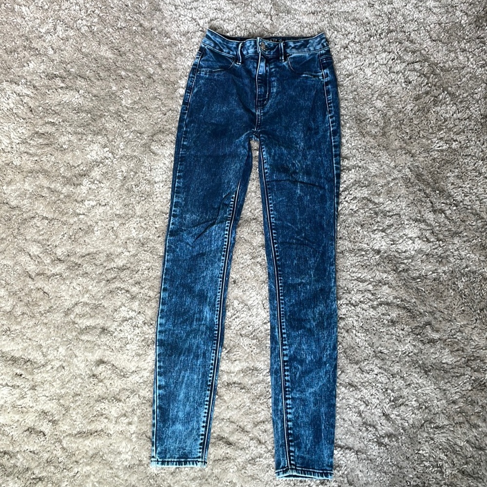 High waisted jeggings